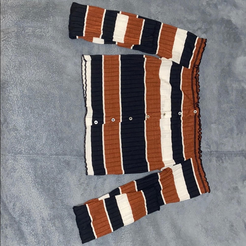 Off the shoulder crop top